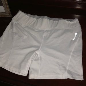 Reebok Size Medium White biker shorts